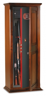 Оружейный сейф Home Safe HS/400LE Электронный+ключ дерево 7 стволов Technomax 70кг